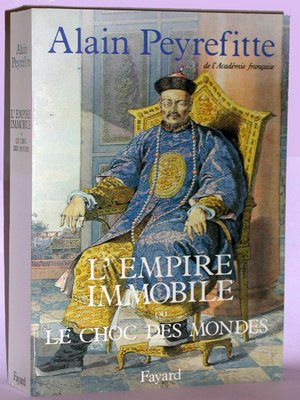 cover image of L'Empire immobile ou le choc des mondes